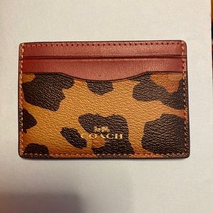 Brand new, never used Coach credit card wallet